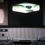 14 pass. Tuxedo Ford Excursion Interior facing toward driver's compartment